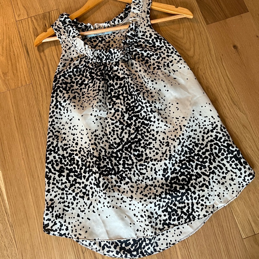 Karlie scoop neck ruffle tank